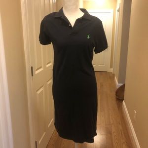 Navy polo dress